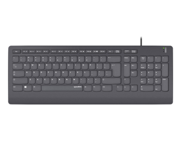 SPEEDLINK HI-GENIC Antibacterial Keyboard SL-640009-BK-US - 1314062 - zdjęcie
